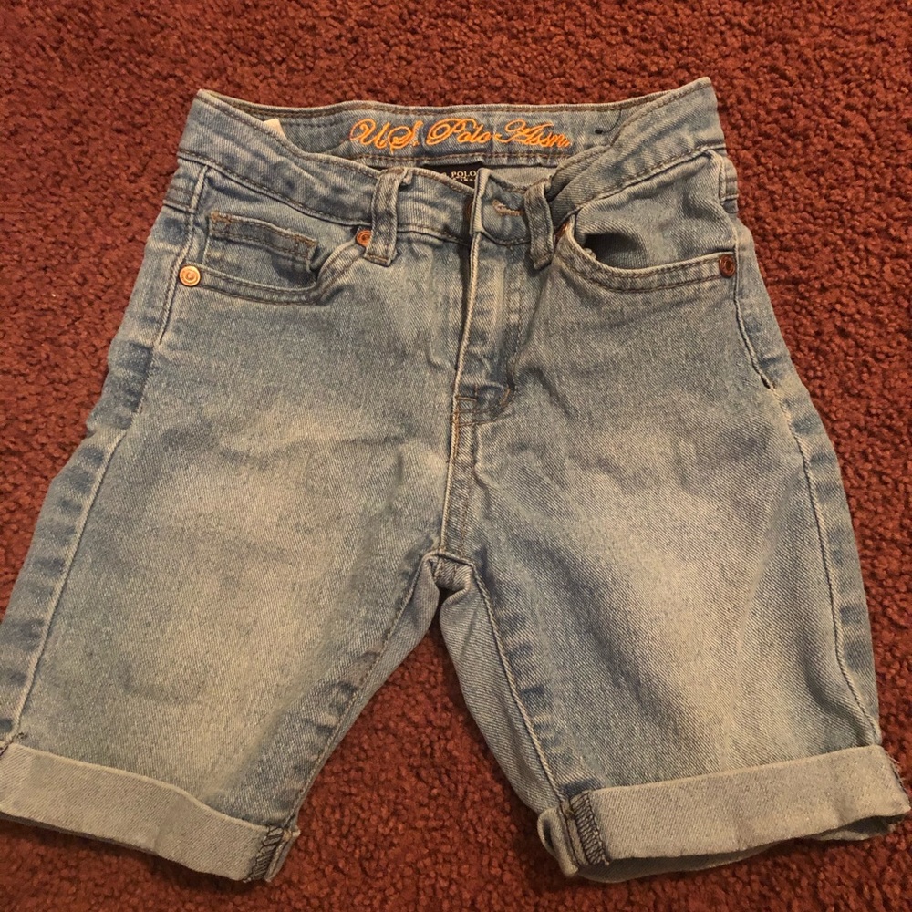Girls jean shorts